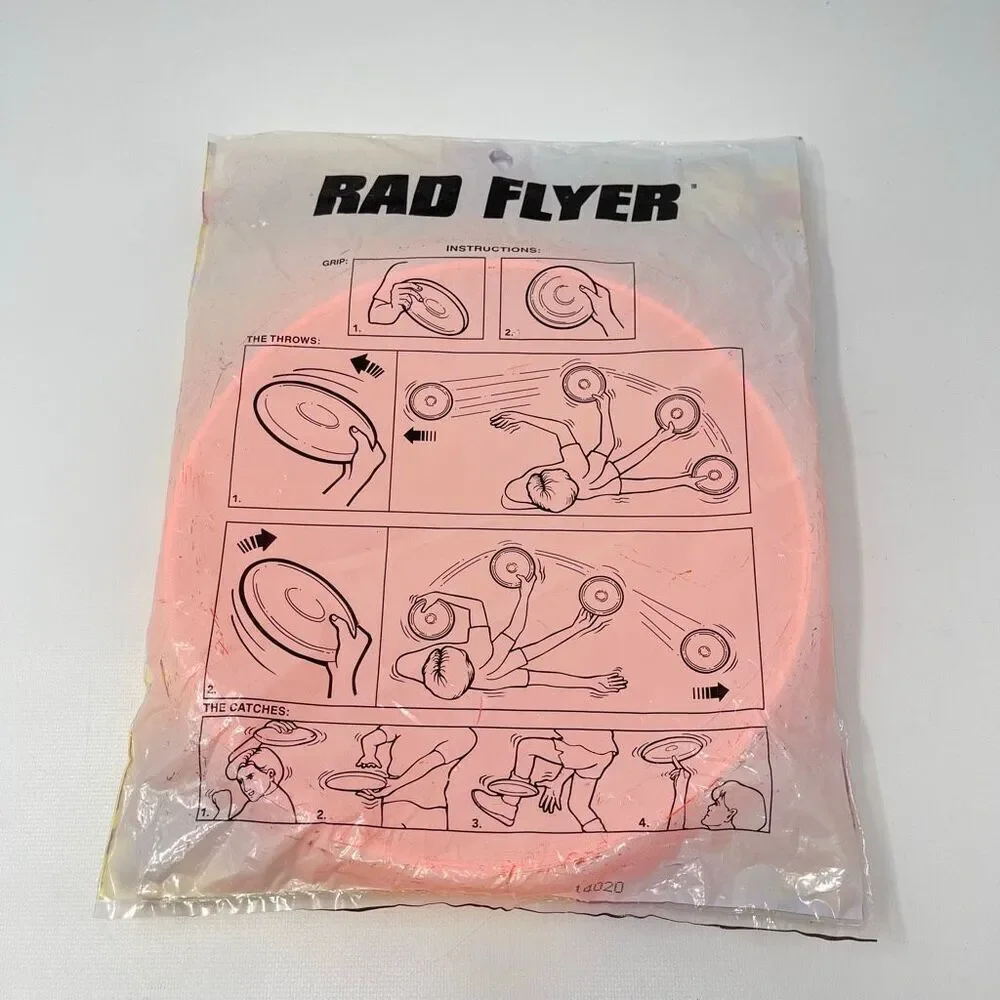 Rad Flyer Frisbee Flying Disc Rad Flyer Disc JA-RU 1025 Sealed NIP 2006 Vintage